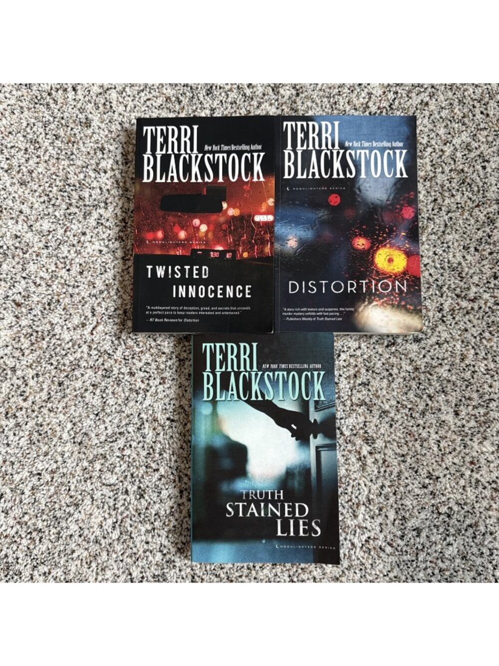Moonlighters Series 1-3 Terri Blackstock Book Lot Of 3 Complete